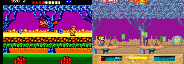 Recriando o jogo Alex Kidd em JavaScript utilizando p5.js (jogue online sem instalar  nada) 