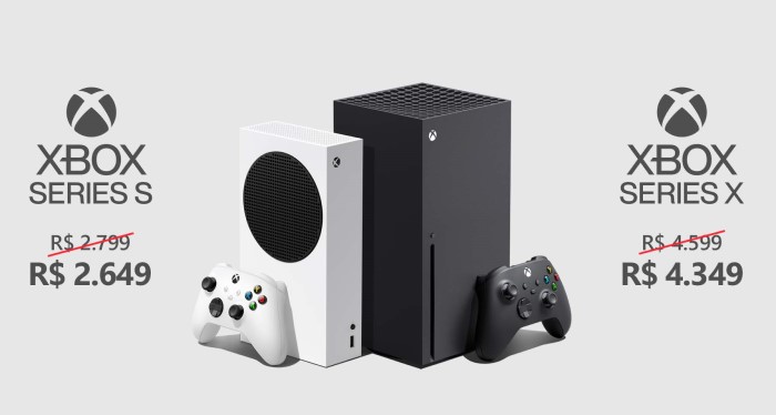 Novos preços sugeridos para consoles e acessórios Xbox!