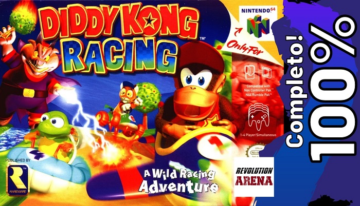 Detonado (guia completo) de Diddy Kong Racing