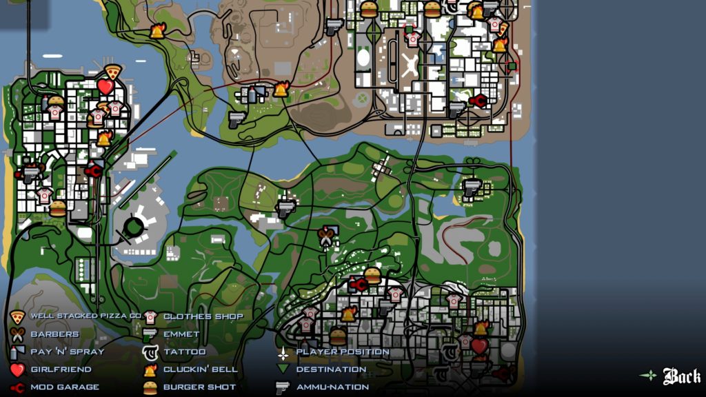 Gta San Andreas - Como liberar todas as cidades e como desbloquear o gta  Parte 2de2 